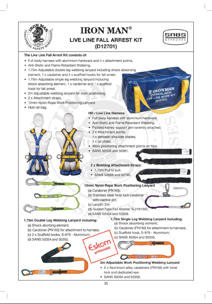 LIVE LINE FALL ARREST KIT